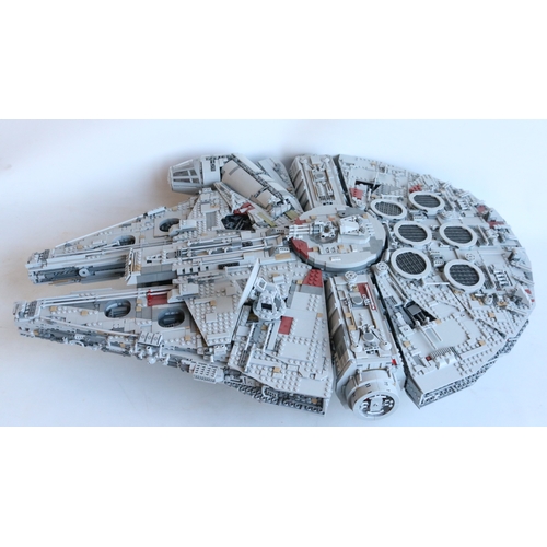 454 - Lego 75192 Ultimate Collector Series Millennium Falcon with box, inner parts boxes, tray and instruc... 