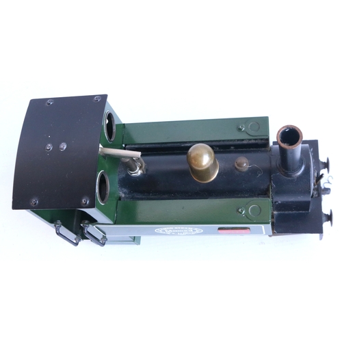 11 - Boxed Mamod RS1 live steam locomotive model in good previously used condition (please note some pain... 