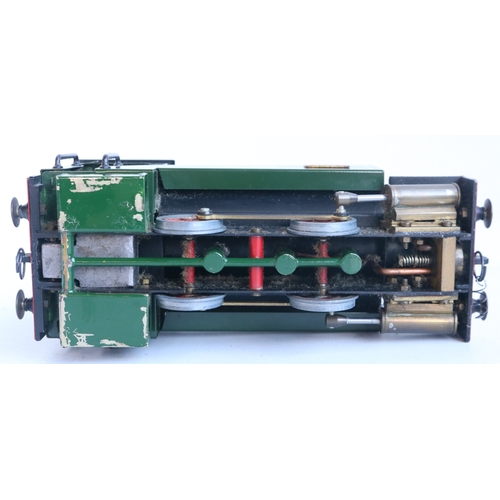 11 - Boxed Mamod RS1 live steam locomotive model in good previously used condition (please note some pain... 