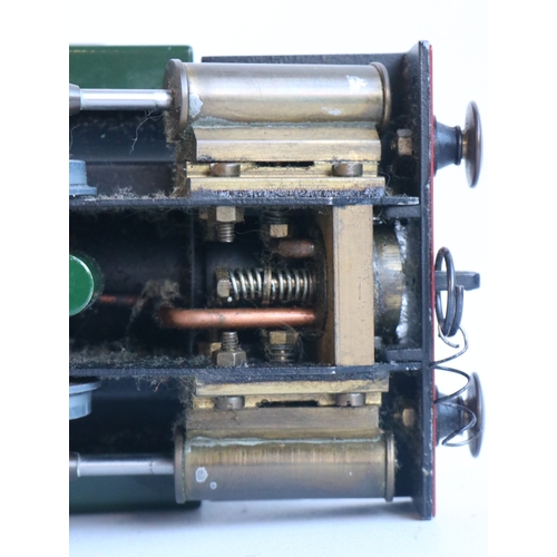 11 - Boxed Mamod RS1 live steam locomotive model in good previously used condition (please note some pain... 