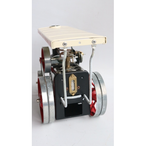 4 - Boxed Mamod TE1a Steam Tractor model in fair condition, please note some corrosion to bare metal sur... 