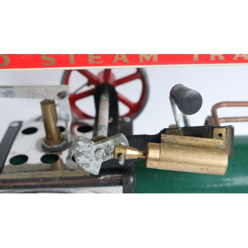 4 - Boxed Mamod TE1a Steam Tractor model in fair condition, please note some corrosion to bare metal sur... 