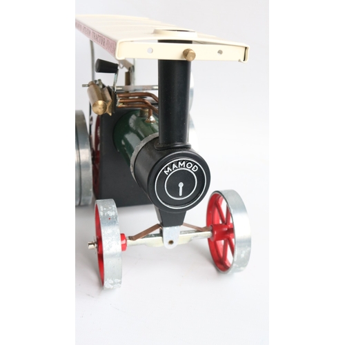 4 - Boxed Mamod TE1a Steam Tractor model in fair condition, please note some corrosion to bare metal sur... 