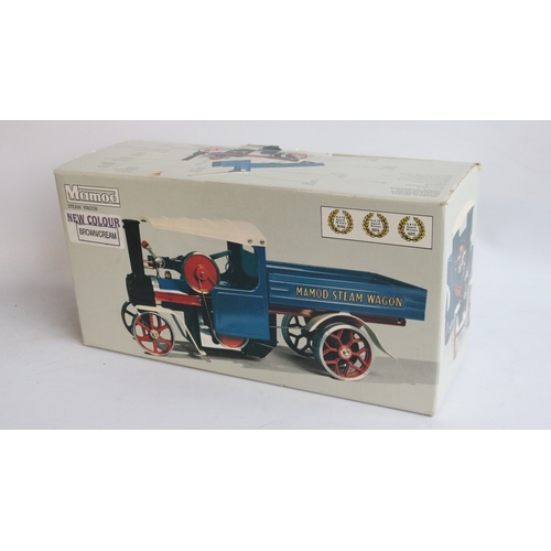 6 - Boxed Mamod SW1 Steam Wagon model in brown and cream livery, model in excellent little used conditio... 