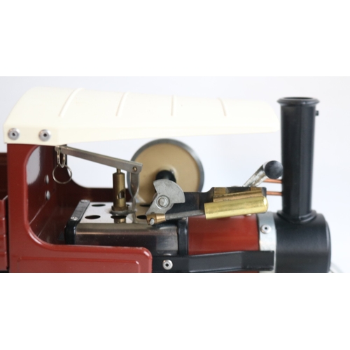 6 - Boxed Mamod SW1 Steam Wagon model in brown and cream livery, model in excellent little used conditio... 
