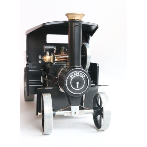 7 - Boxed Mamod/Forest Classics limited edition black liveried SW1B Steam Wagon model (55/100), model in... 