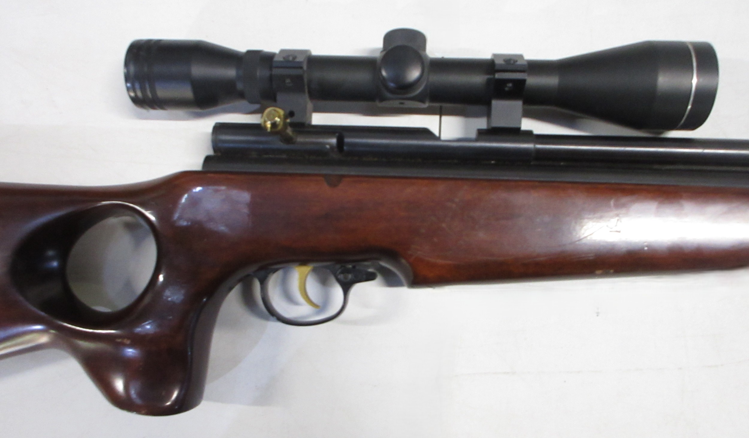 SMK TH78D .22 Cal bolt action Air Rifle, with scope SMX 4x40 Bradley's ...
