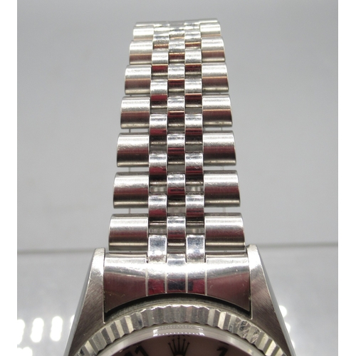 2095 - Rolex Oyster Perpetual Datejust Superlative Chronometer stainless steel automatic wristwatch on Jubi... 