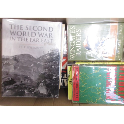Large collection of mostly WW2 military reference books in both ...