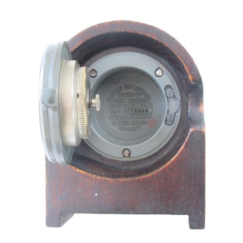 WW2 German Field Radio Operators clock in wooden travel housing ...