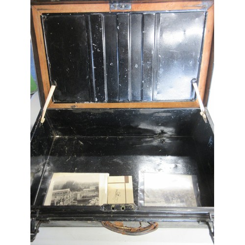 RAF Metal trunk, with writing clearly inscribed To. 'A.W. Beckett ...