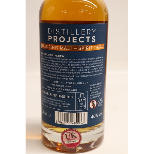 1100 - Spirit of Yorkshire Distillery, Filey Bay - Distillery Projects, Batch 003, Maturing Malt Whisky, 70... 