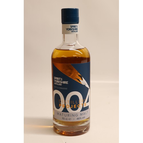1102 - Spirit of Yorkshire Distillery, Filey Bay - Distillery Projects, Batch 004, Maturing Malt Whisky, 70... 