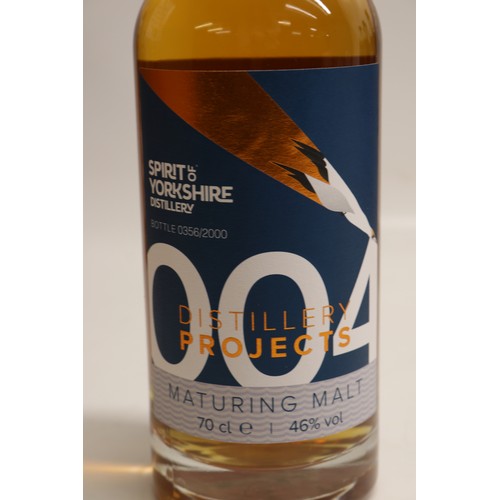 1102 - Spirit of Yorkshire Distillery, Filey Bay - Distillery Projects, Batch 004, Maturing Malt Whisky, 70... 