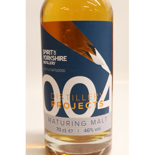 1103 - Spirit of Yorkshire Distillery, Filey Bay - Distillery Projects, Batch 004, Maturing Malt Whisky, 70... 
