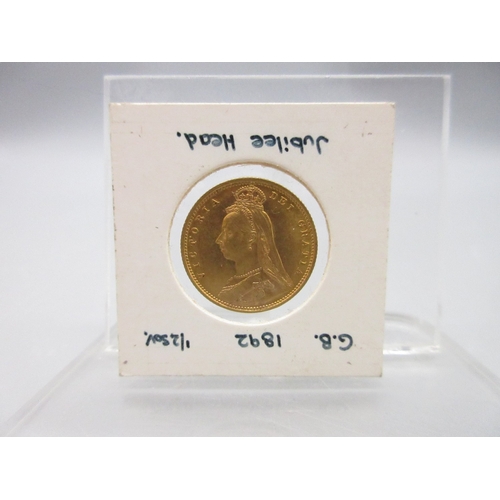 34 - Queen Victoria (1837-1901) 1892 Half-Sovereign, Jubilee Head
Bradley's Shipping £23.00 plus vat (UK ... 