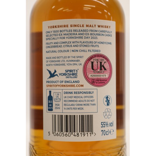 1111 - Spirit of Yorkshire Distillery, Filey Bay - Yorkshire Day 2023, Special Release, Single Malt Whisky,... 