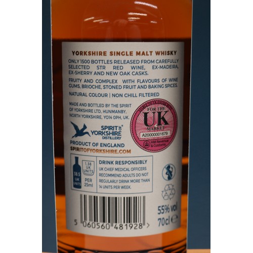 1112 - Spirit of Yorkshire Distillery, Filey Bay - Yorkshire Day 2024, Special Release, Single Malt Whisky,... 