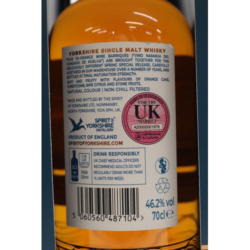 1114 - Spirit of Yorkshire Distillery, Filey Bay - Orange Wine Barrique, Special Release, Single Malt Whisk... 