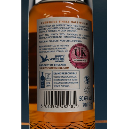 1115 - Spirit of Yorkshire Distillery, Filey Bay - Harvey Nichols special edition, Ex-Moscatel Single Cask ... 
