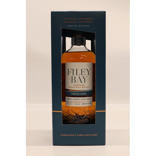 1118 - Spirit of Yorkshire Distillery, Filey Bay - Refill Sherry Single Cask #2018, Single Malt Whisky, 70c... 