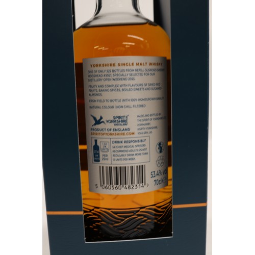 1119 - Spirit of Yorkshire Distillery, Filey Bay - Distillery Open Weekend 2025, Refill Sherry Single Cask ... 