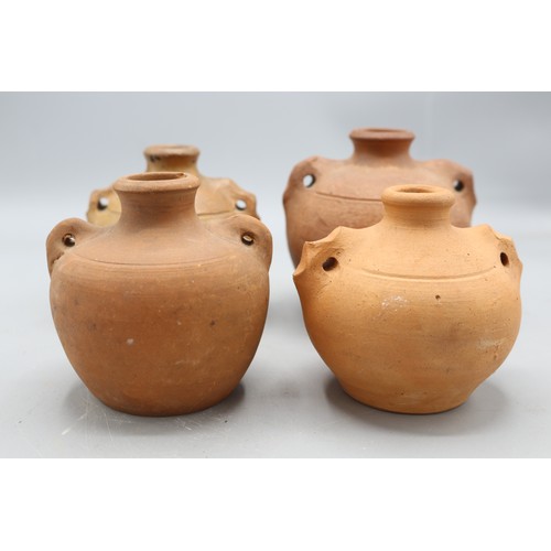 1069 - Two Verwood for Liberty, London, stoneware costrels, Liberty stamp to base, Rd No. 517683 and two ot... 
