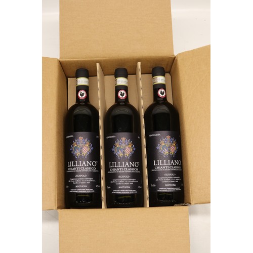 1093 - Tenuta di Lilliano (Ruspoli) Chianti Classico DOCG, Tuscany; six cased 750ml bottles, 14.5%vol, 2017... 