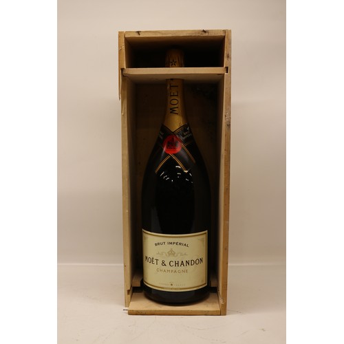1091 - Moët & Chandon Brut Impérial Champagne; Methuselah-sized 6,000ml btl, 12%vol, with stamped wood pres... 