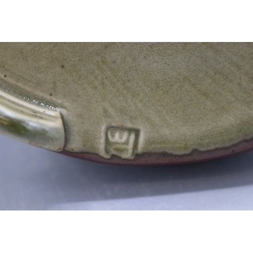 1085 - Paul Muchan (1948-) footed urn shaped vase, twin scroll handles, salt glazed, H21cm
Bradley's Shippi... 