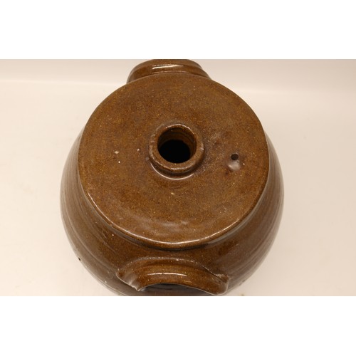 1051 - Slipware spirit barrel, treacle glazed with spigot, H34.5cm
Bradley's Shipping £38.00 plus vat (UK O... 