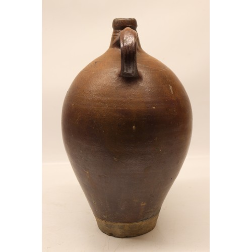 1037 - Stoneware salt glazed swollen form flagon, possibly Halifax, H41cm
Bradley's Shipping £48.00 plus va... 