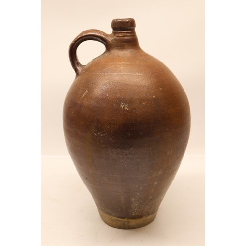 1037 - Stoneware salt glazed swollen form flagon, possibly Halifax, H41cm
Bradley's Shipping £48.00 plus va... 