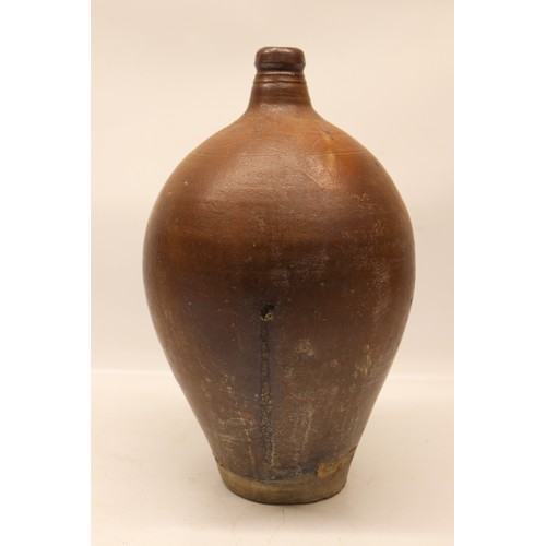 1037 - Stoneware salt glazed swollen form flagon, possibly Halifax, H41cm
Bradley's Shipping £48.00 plus va... 