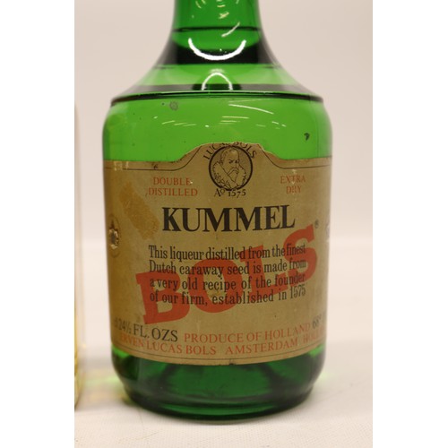 1095 - T.Q. Hot, Gold Tequila with Mexican Spice & Citrus, 375ml, 35%vol, now discontinued; with Kummel's B... 