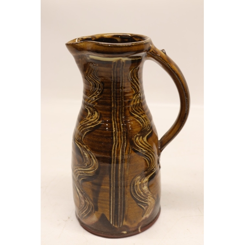 1054 - Matt Grimmitt, two slipware ewer jugs, H27.5cm max
Bradley's Shipping £38.00 plus vat (UK Only)