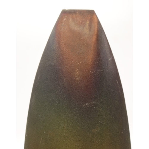 1089 - Three Raku glazed conical vases, max H29.5cm
Bradley's Shipping £48.00 plus vat (UK Only)
