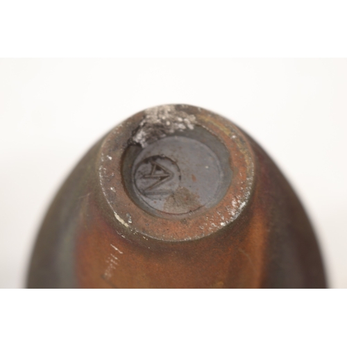 1089 - Three Raku glazed conical vases, max H29.5cm
Bradley's Shipping £48.00 plus vat (UK Only)