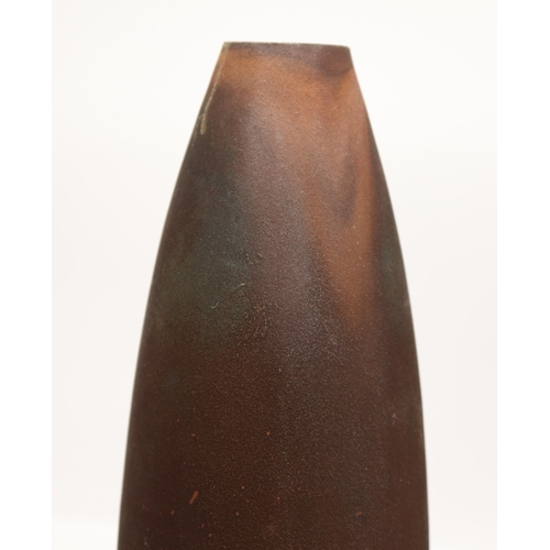 1089 - Three Raku glazed conical vases, max H29.5cm
Bradley's Shipping £48.00 plus vat (UK Only)