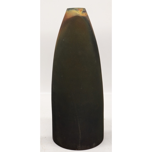1089 - Three Raku glazed conical vases, max H29.5cm
Bradley's Shipping £48.00 plus vat (UK Only)