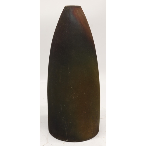 1089 - Three Raku glazed conical vases, max H29.5cm
Bradley's Shipping £48.00 plus vat (UK Only)