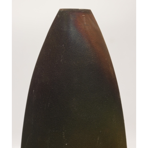 1089 - Three Raku glazed conical vases, max H29.5cm
Bradley's Shipping £48.00 plus vat (UK Only)