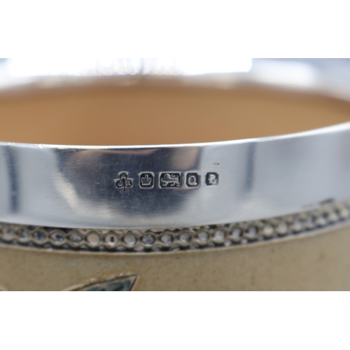 1074 - Doulton Lambeth silver rimmed salt glaze tyg, produced to commemorate the General Election of 1880, ... 
