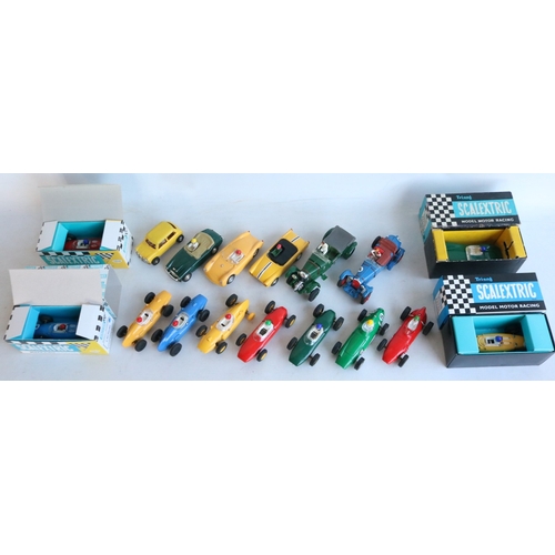 Collection of seventeen previously run 1/32 scale slot car models from ...