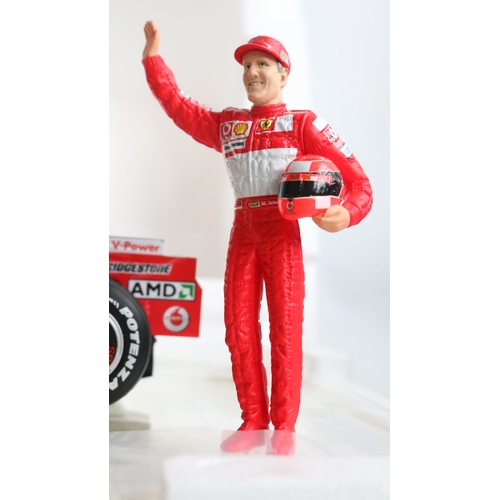 Hot Wheels Racing 1/18 scale J2996 Ferrari 248 F1 Michael