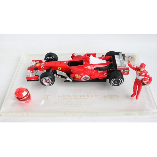 Hot Wheels Racing 1/18 scale J2996 Ferrari 248 F1 Michael