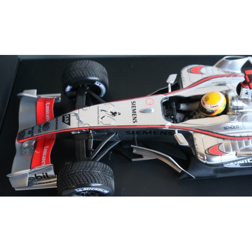190 - Minichamps limited edition (of 3333 examples) 1/18 scale diecast McLaren Mercedes MP4-21, Lewis Hami... 
