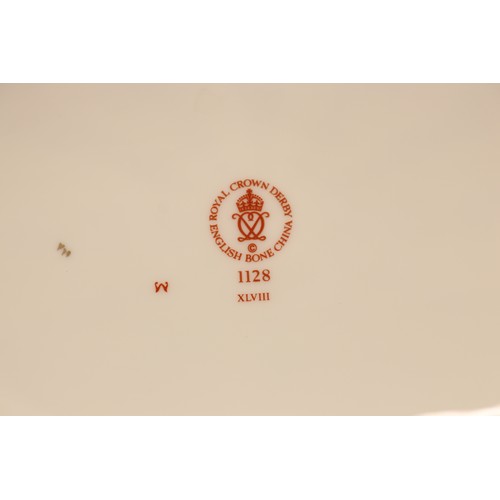 838 - Royal Crown Derby Porcelain Vegetable Tureen and Cover, 