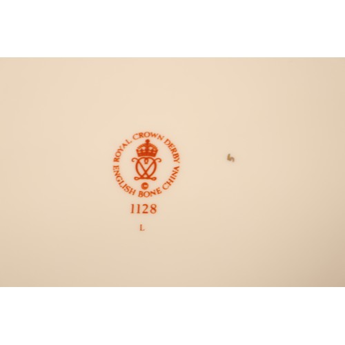 838 - Royal Crown Derby Porcelain Vegetable Tureen and Cover, 