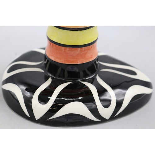 846 - Lorna Bailey The Moorish teapot, limited edition No.30/50, decorated in black, red, orange and yello... 
